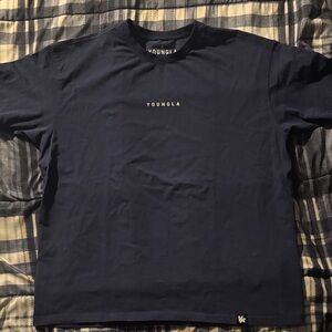 YoungLA Navy Blue Muscle Shirt